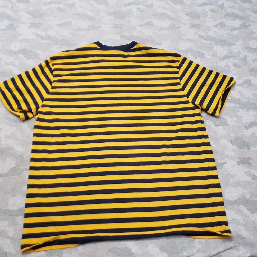 Vintage Guess Originals Shirt Mens Large Blue Short Sleeve Embroidered Bumblebee - Picture 6 of 9